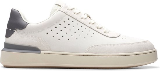 Foto: Clarks courtlite run heren sneaker wit maat 41 5 eu 7 5 uk 