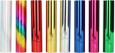 Crafts & Co Hot Foil Multipack 8 couleurs - 3 mètres par couleur