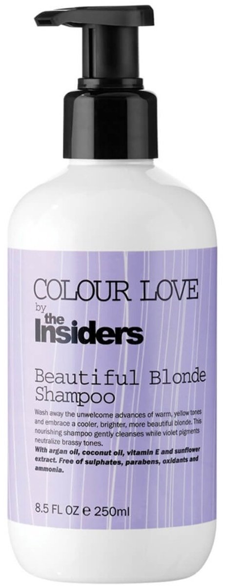 The Insiders - Colour Love Beautiful Blonde Shampoo - 250ml