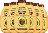 Garnier Loving Blends Avocado Olie & Shea Boter Shampoo - Intens Voedend - Voor Zeer Droog, Golvend of Krullend Haar - 6x300 ml