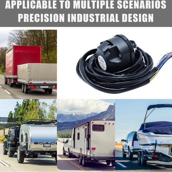 Waterdichte 6-polige Stekkerset Voor Auto – 2 Stuks, Voorbedraad, Met IP65, 16 AWG, Voor Motor En Meer 4 miniatura