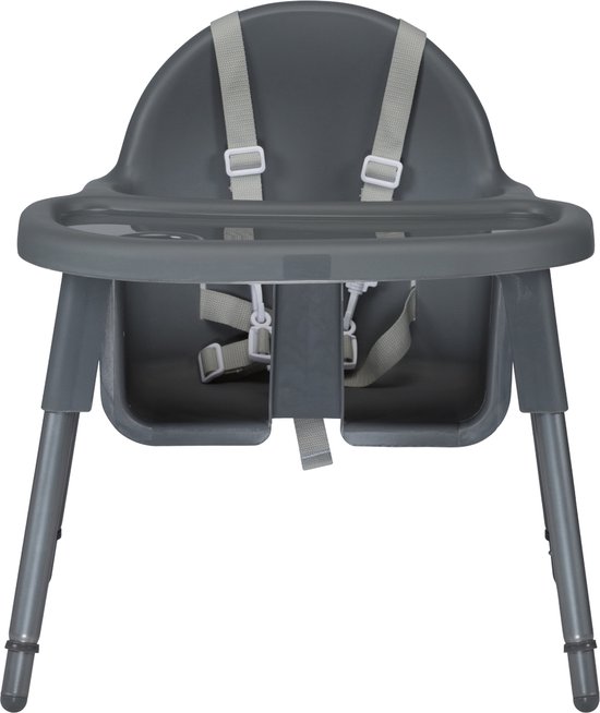 Puck Chaise haute pour enfant Mat Gris
