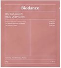 Roze verpakking van Biodance Bio Collagen Real Deep Mask met productinformatie.