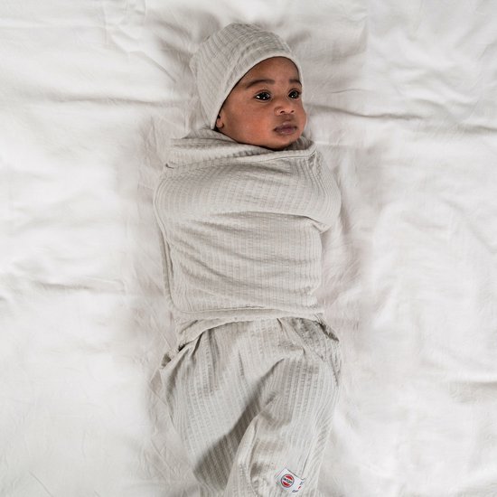 Meilleur sac d'emmaillotage 0-4 mois - gris - 0,3 TOG - coton doux - sûr