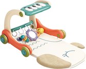 Bol.com Eco Toys Oranje 3-in-1 Speelkleed en Loopwagen HC623152 aanbieding