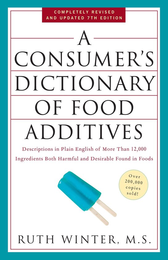 A Consumers Dictionary Of Food - cover