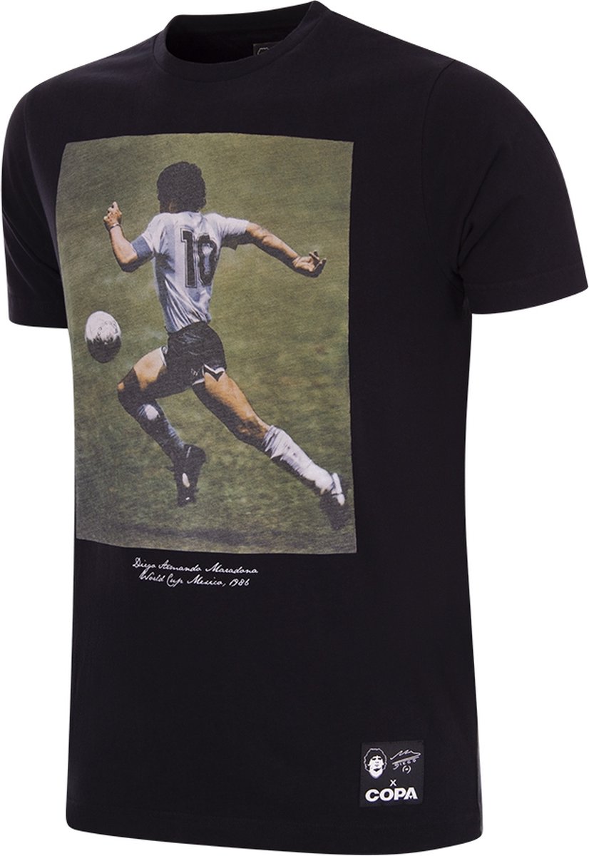 COPA - Maradona WK 1986 T-Shirt - Heren - Zwart - M