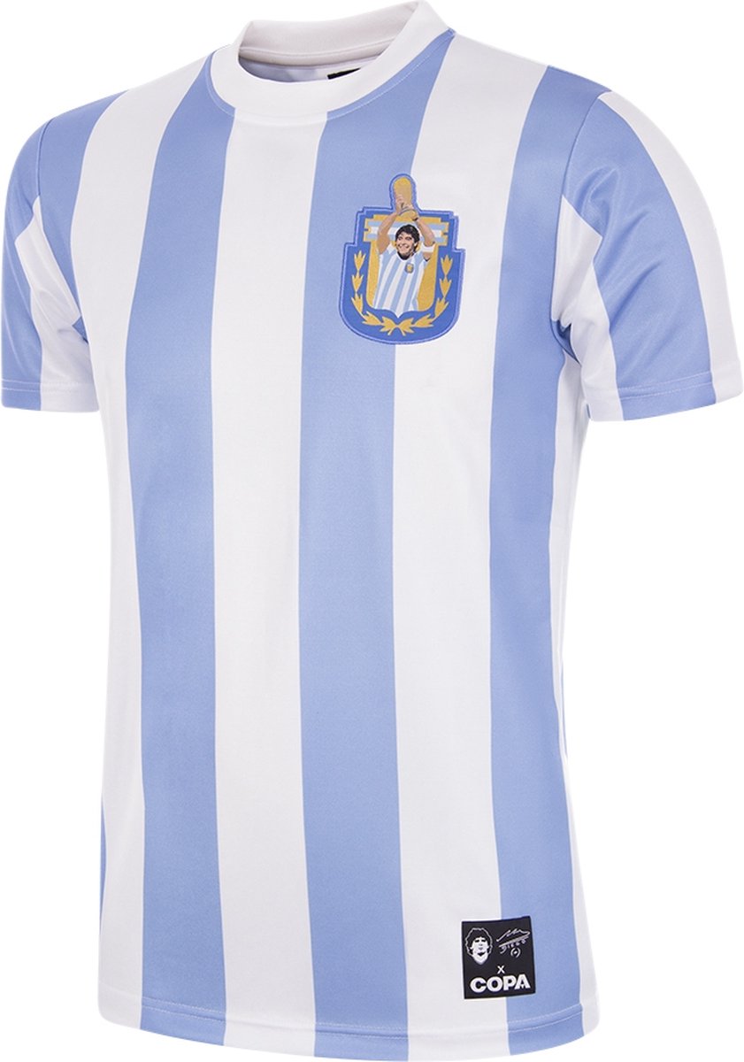 COPA - Maradona Argentinië 1986 Retro Voetbalshirt - Heren - XL