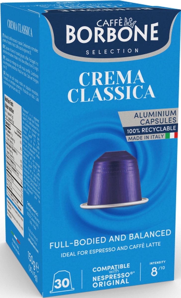 Caffè Borbone - Nespresso - Crema Classica - 30 cups