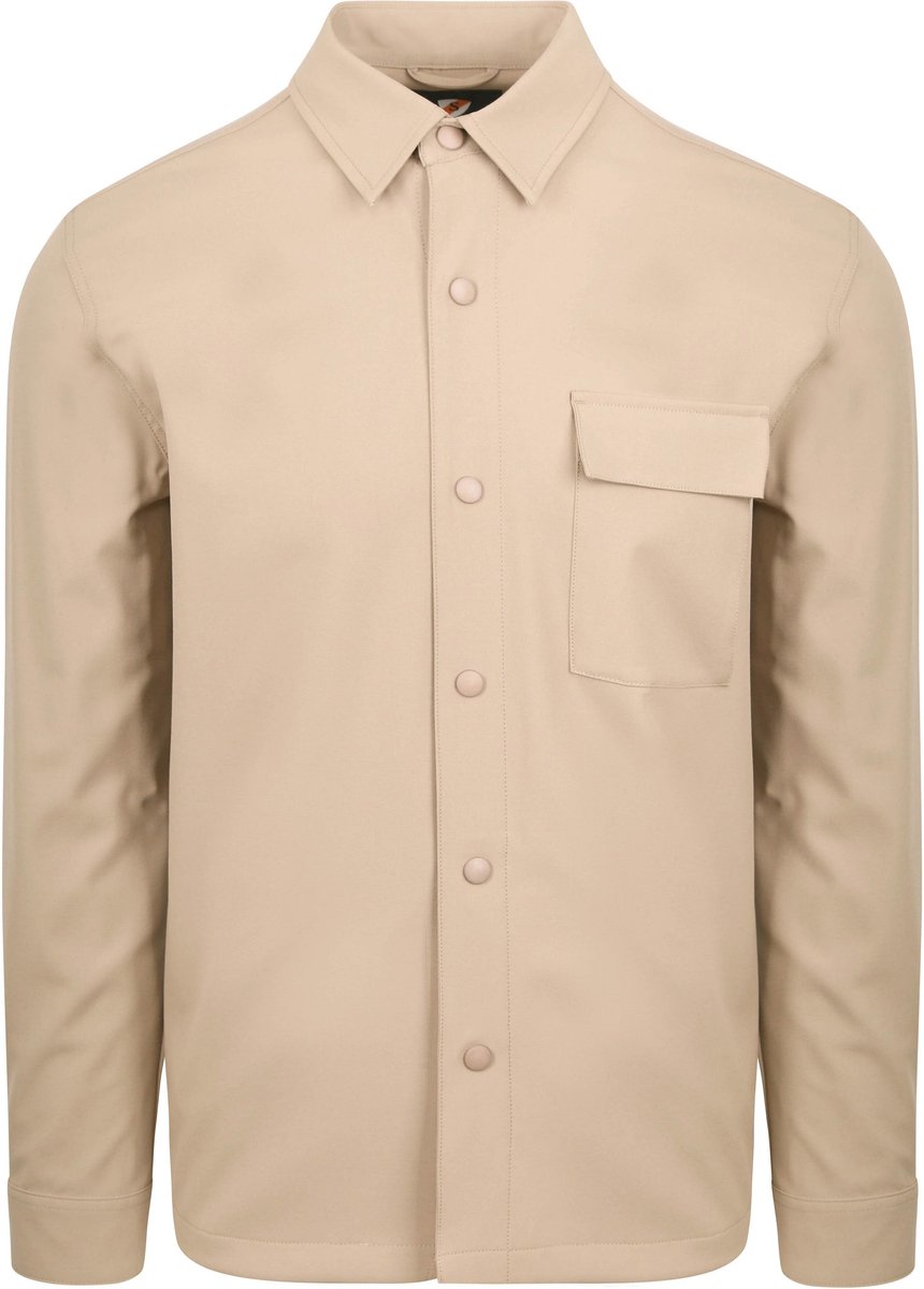 Suitable BASE Shacket Beige - Maat M - Heren - Overshirt