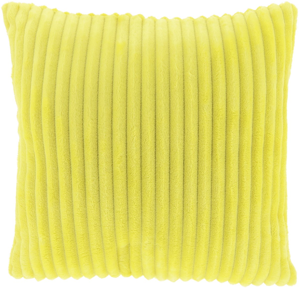 DEZ - Sierkussen - 45x45 cm - Effen - Ribmotief