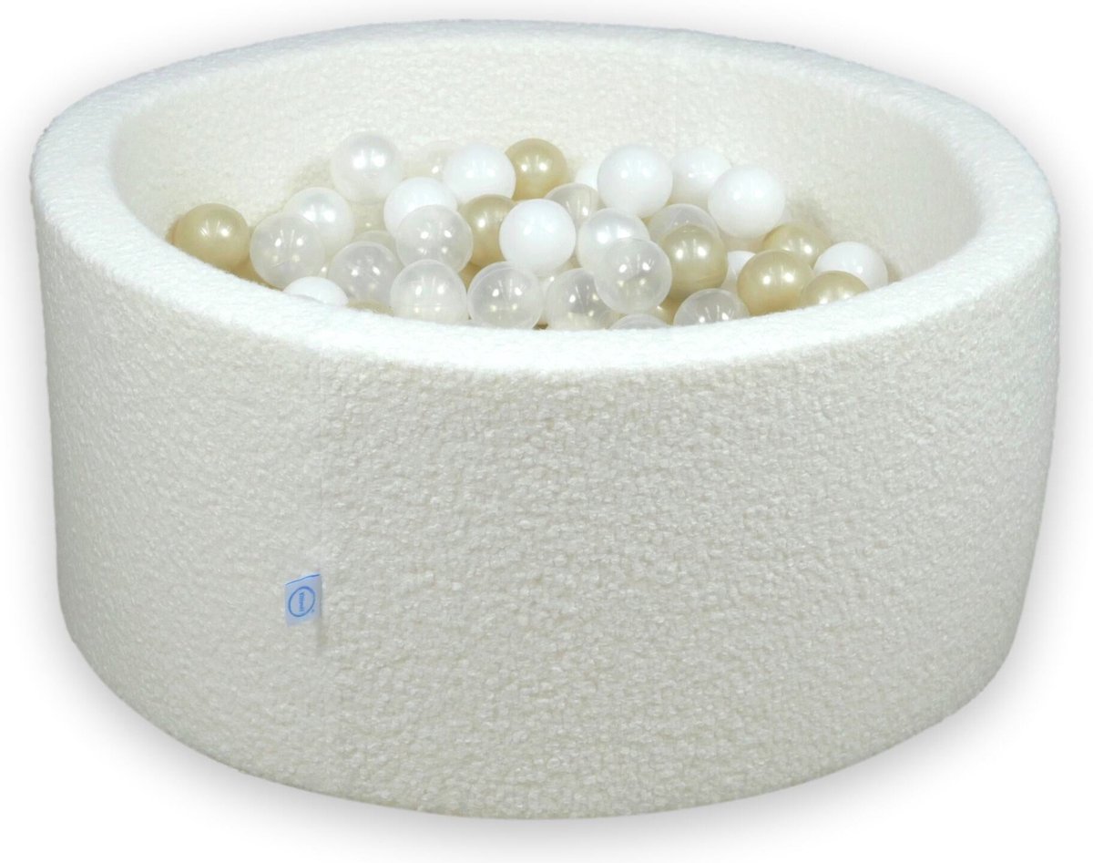 Ballenbak 90x40 Boucle Wit