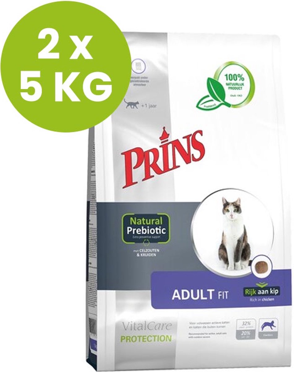 Prins VitalCare Protection Adult Fit - Kattenvoer - 2 x 5 kg
