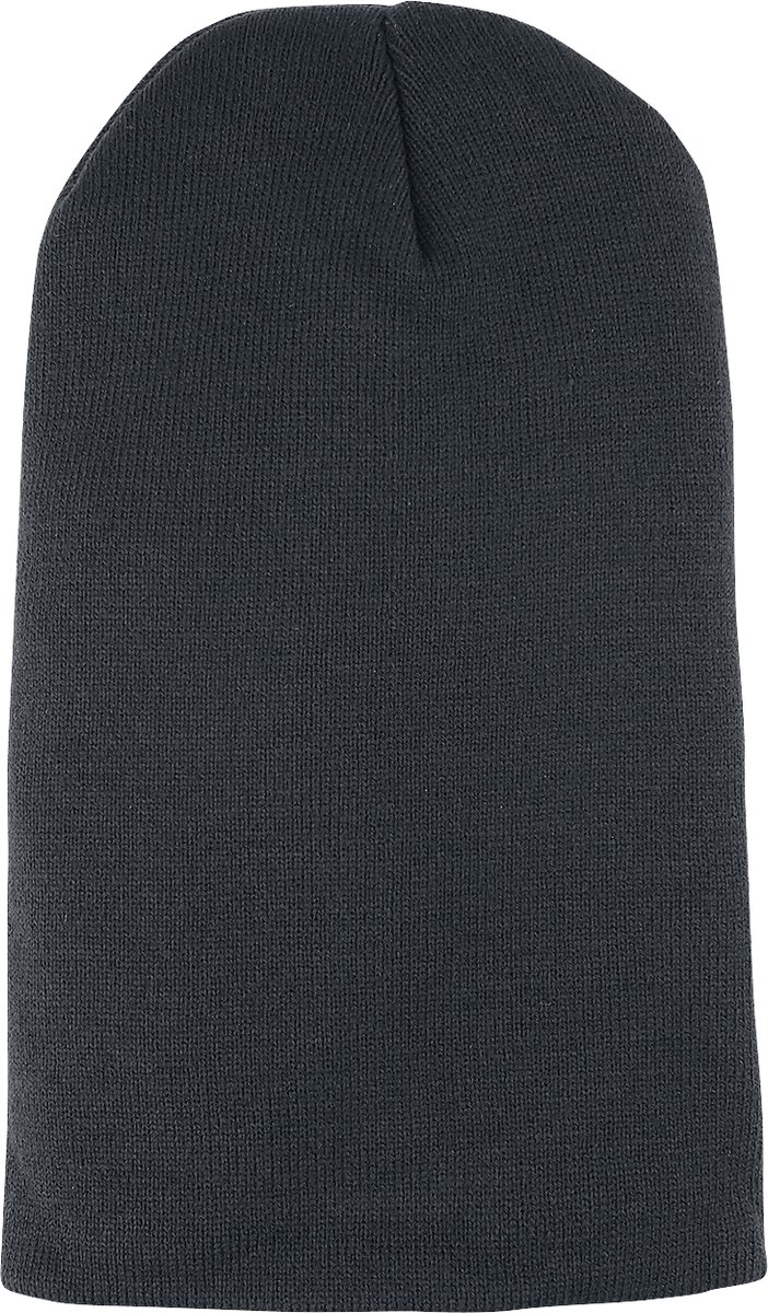 Urban Classics Beanie Basic Flap Long Version Beanie zwart