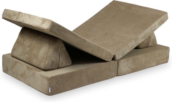 Montessori Speelbank Comfort Corduroy Toffee van Kinderfeets — afbeelding 3
