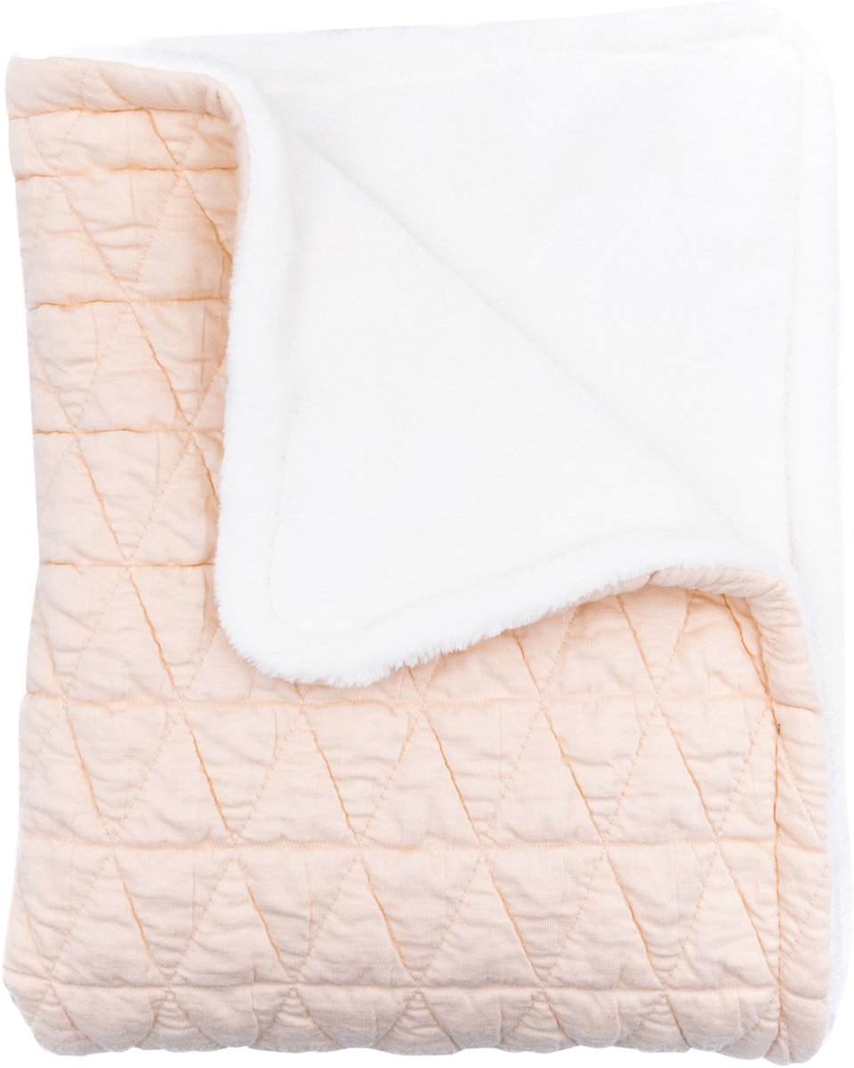 Bamboom Wrinkled Wiegdeken - Water Peach