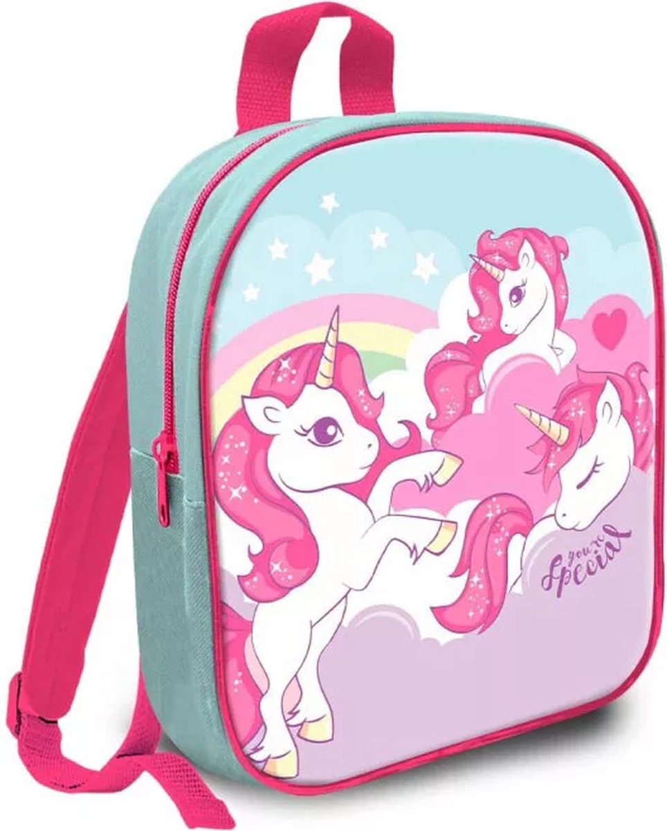 Unicorn - rugtas - schooltas - kinderen - magie - 29cm - rugzak