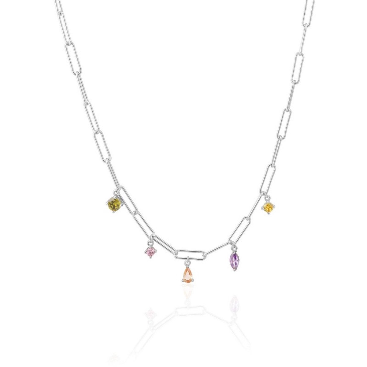 SIF JAKOBS JEWELLERY RIMINI NECKLACE SJ-N22122-XCZ-SS.