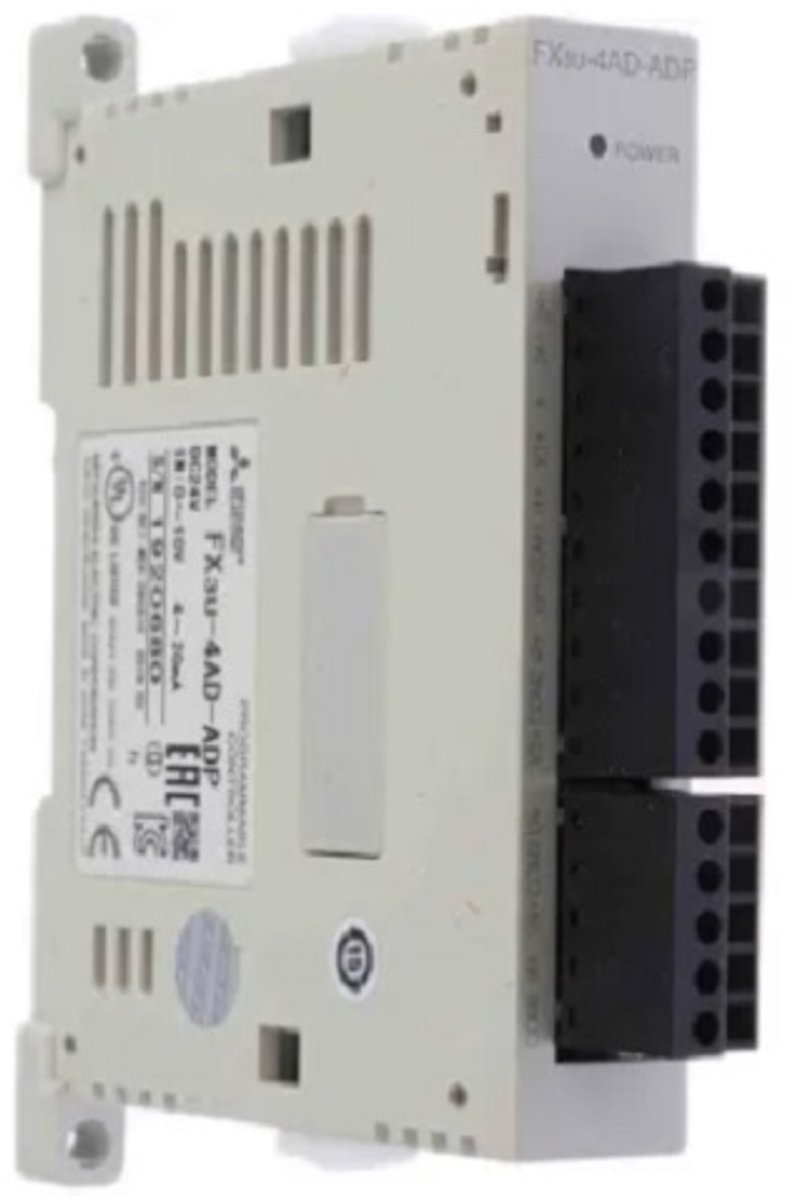 Mitsubishi Electric - FX3U-4DA-ADP - PLC I/O Module - 4AO 12BIT