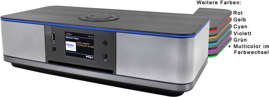 Soundmaster ICD2023SW Stereo muziekcenter met internet/DAB+ radio, CD, USB en Bluetooth van Soundmaster — afbeelding 4