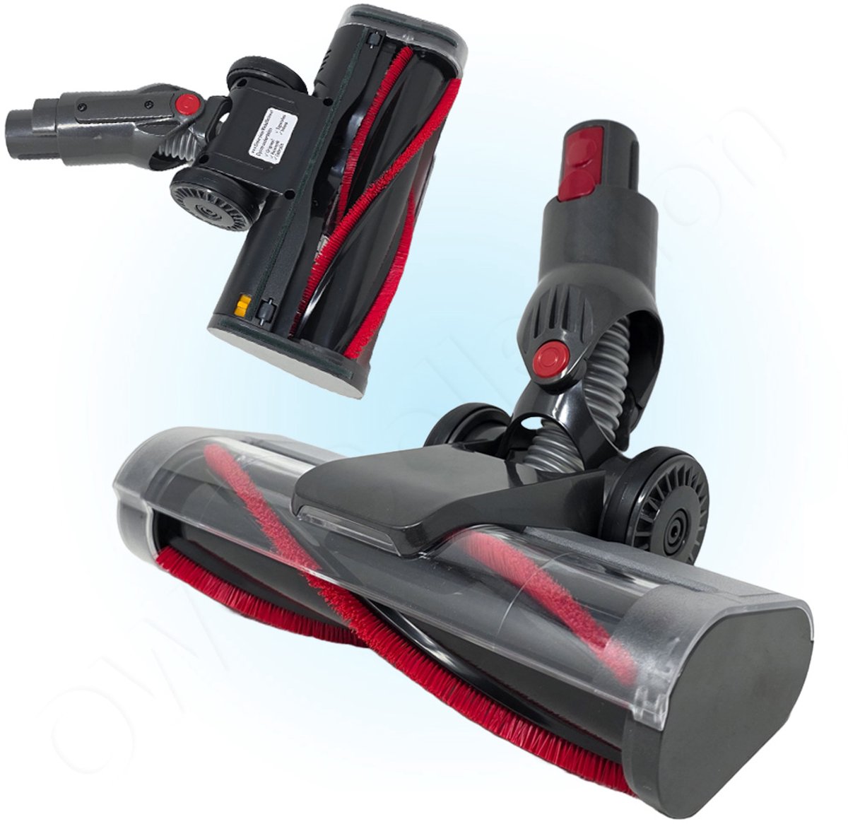 Turbo zuigmond harde borstel met LED geschikt voor Dyson V7 V8 V10 V11 V15 sv10 sv11 sv12 sv14 sv15 sv16 sv17 sv22 sv25 sv27 sv28 06911973