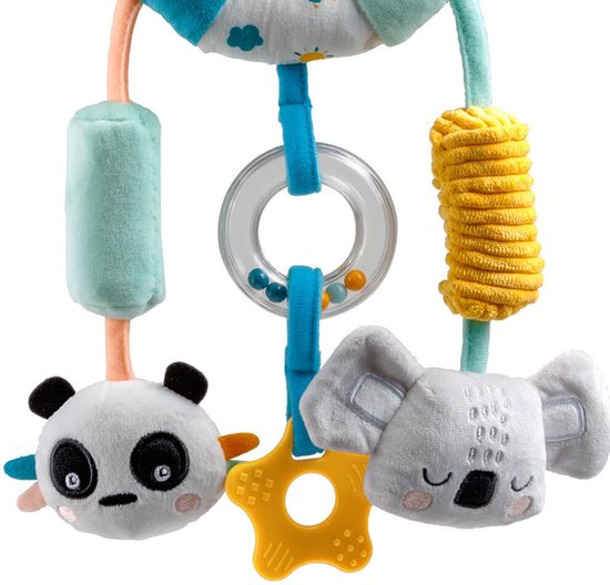 Eurekakids Baby Hanger - Rammelaar en Hanger in 1 - Met Verschillende Texturen van Eurekakids — afbeelding 2