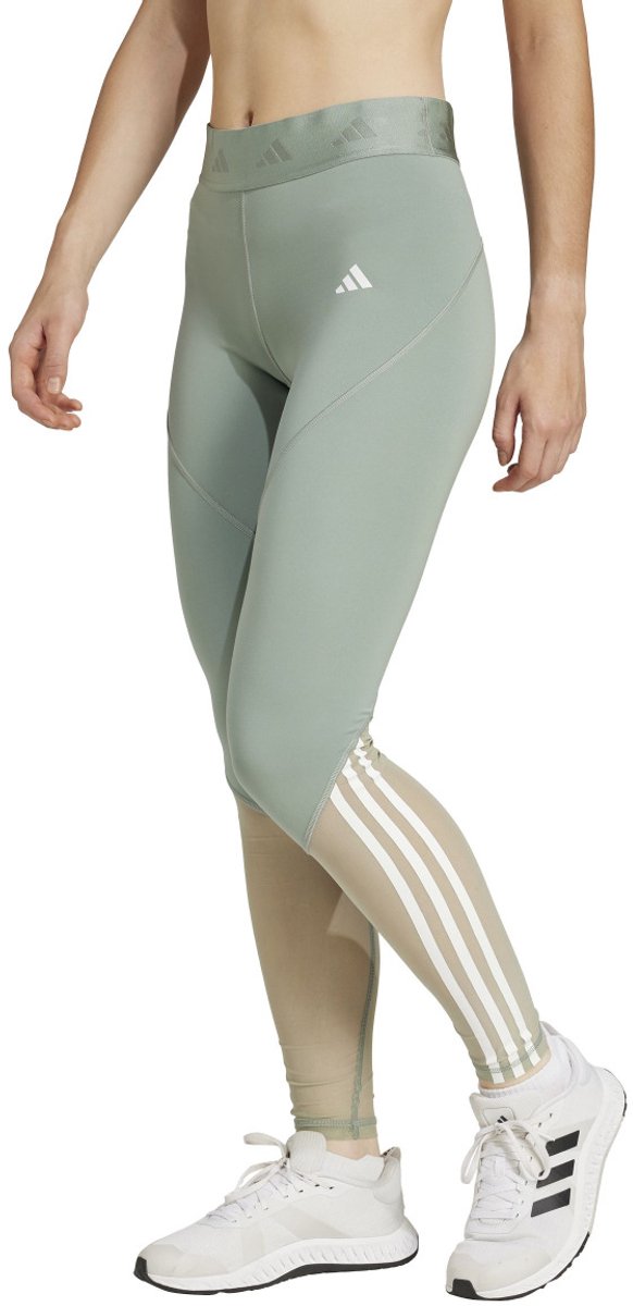 ADIDAS hyglm 1/1 l Lange trainingslegging dames Groen