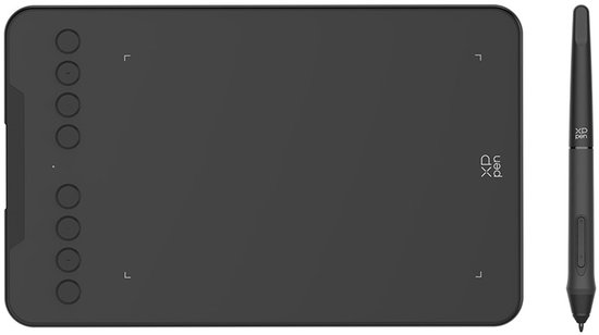 XPPen Deco mini7 V2 Tekentablet - 177 x 111 mm - 16384 Levels Smart Chip Stylus - Compatibel met Mac Windows Android Chrome