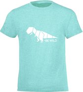 T-shirt Be Friends - Be wild dino - Enfants - Vert menthe - Taille 10 ans