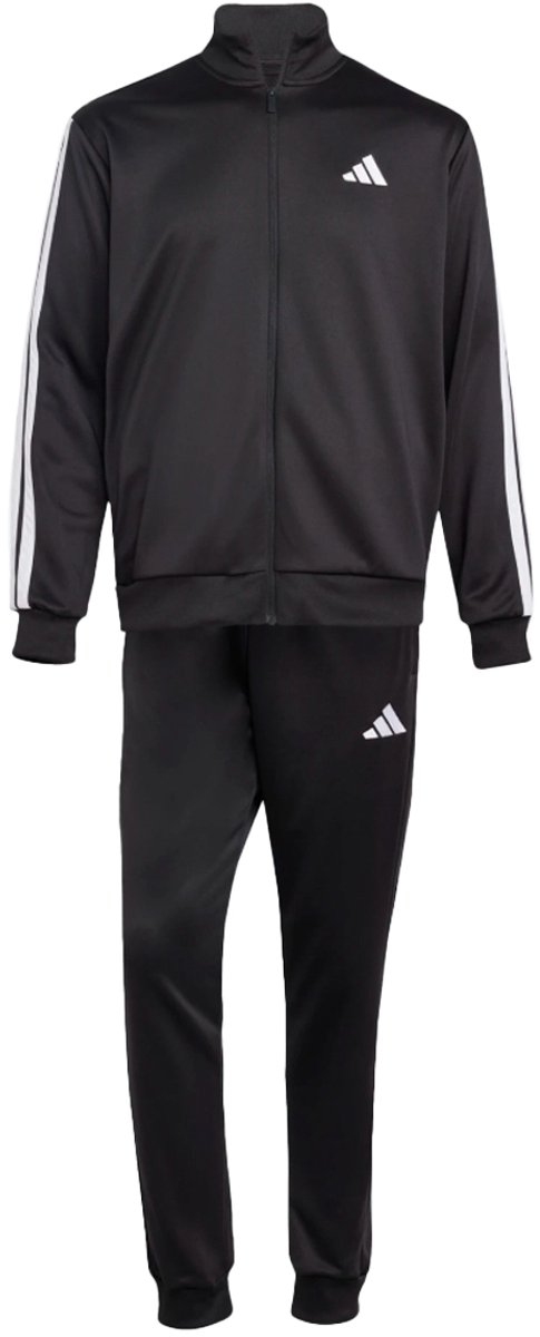 Adidas Sportswear Basic 3 Stripes French Terry Trainingspak Regular Man Zwart