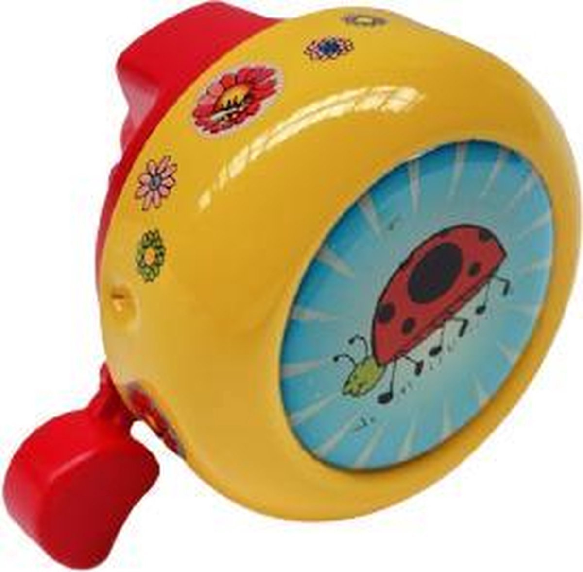 Dyto Rood / Geel Kinderfietsbel Lieveheersbeestje