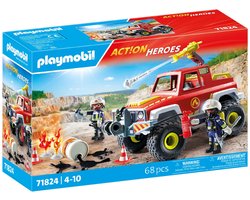 foto van PLAYMOBIL Action Heroes Brandweerwagen 71824