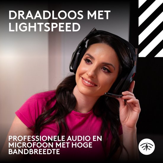 Logitech G Astro A50 Lightspeed - Draadloze Gaming Headset - PlayStation, PC, Nintendo Switch, Xbox - Zwart