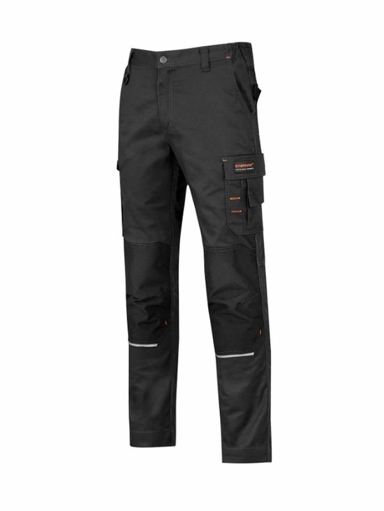 Pantalon de travail extensible STØRVIK Roy Service - Homme et Femme - Taille 2XL - Zwart