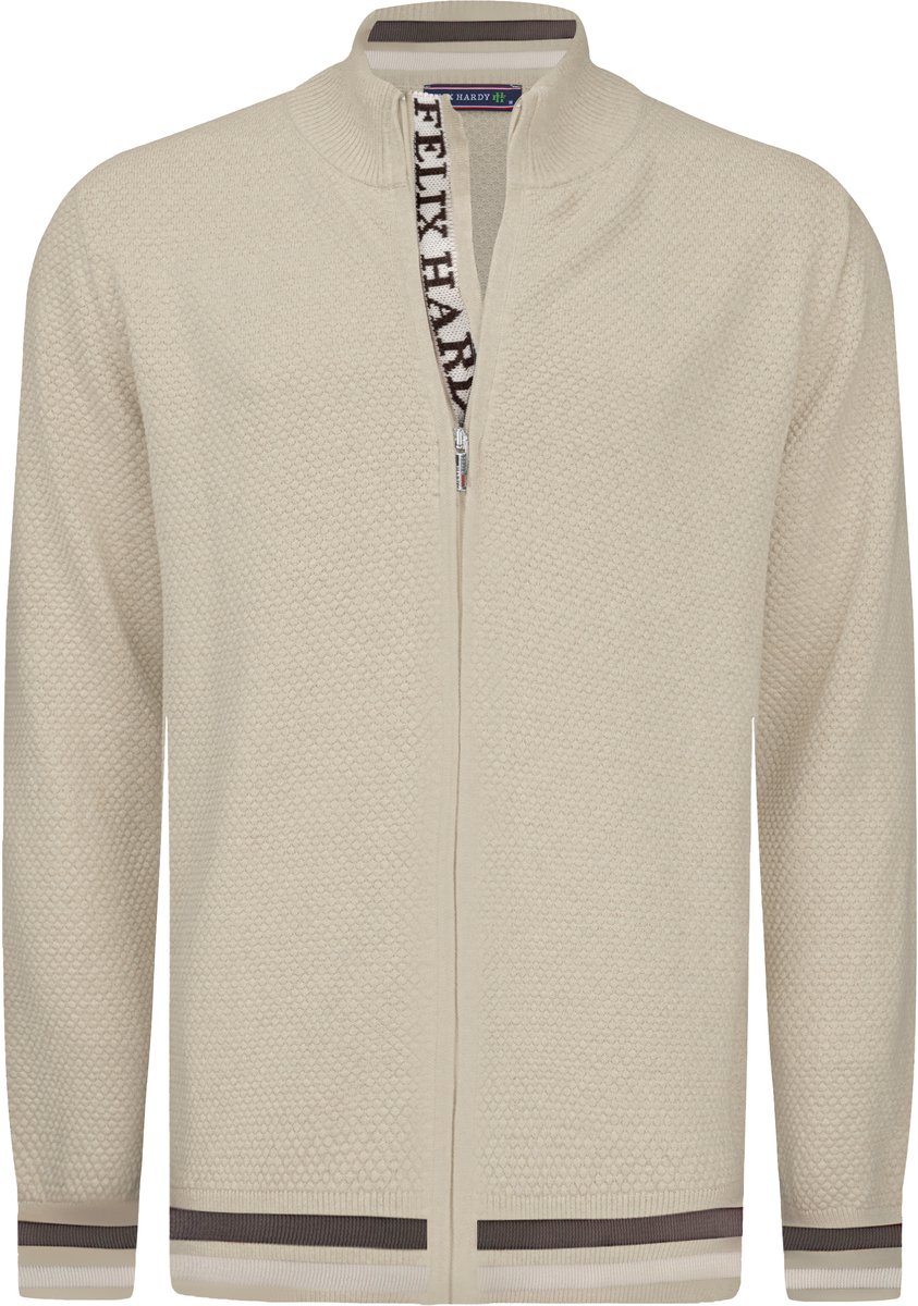 Felix Hardy Vest Met Staande Kraag Herren Beige - M