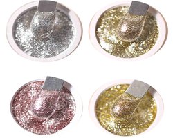 NAXSIR UV Nagelgel - Beginner - vriendelijk, Intens Glitter Effect! Ideaal voor DIY Thuis & Als Cadeau - Eenvoudig Verwijderbaar, Kleurrijke Glitterkleuren