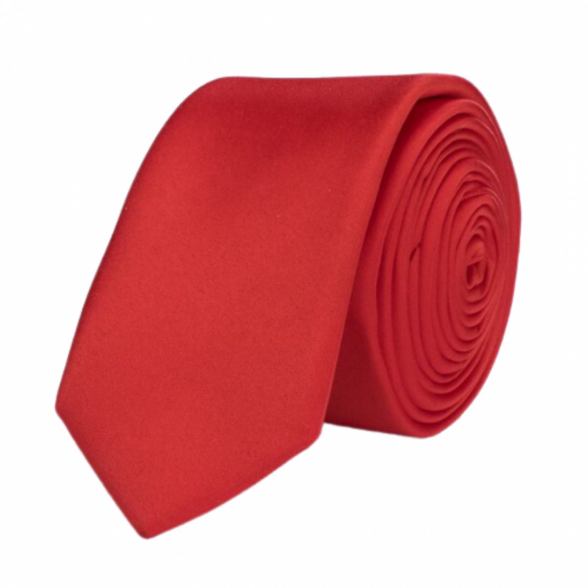Stropdas-Rood-Polyester - Charme Bijoux