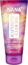 Isana Whipped Face Scrub Rainbow Clouds - Gezichtsscrub - Peeling | 1x 100 ml - Fruitig-bloemige Geur | Met Glycerine, Panthenol, Amandel- en Druivenpitolie