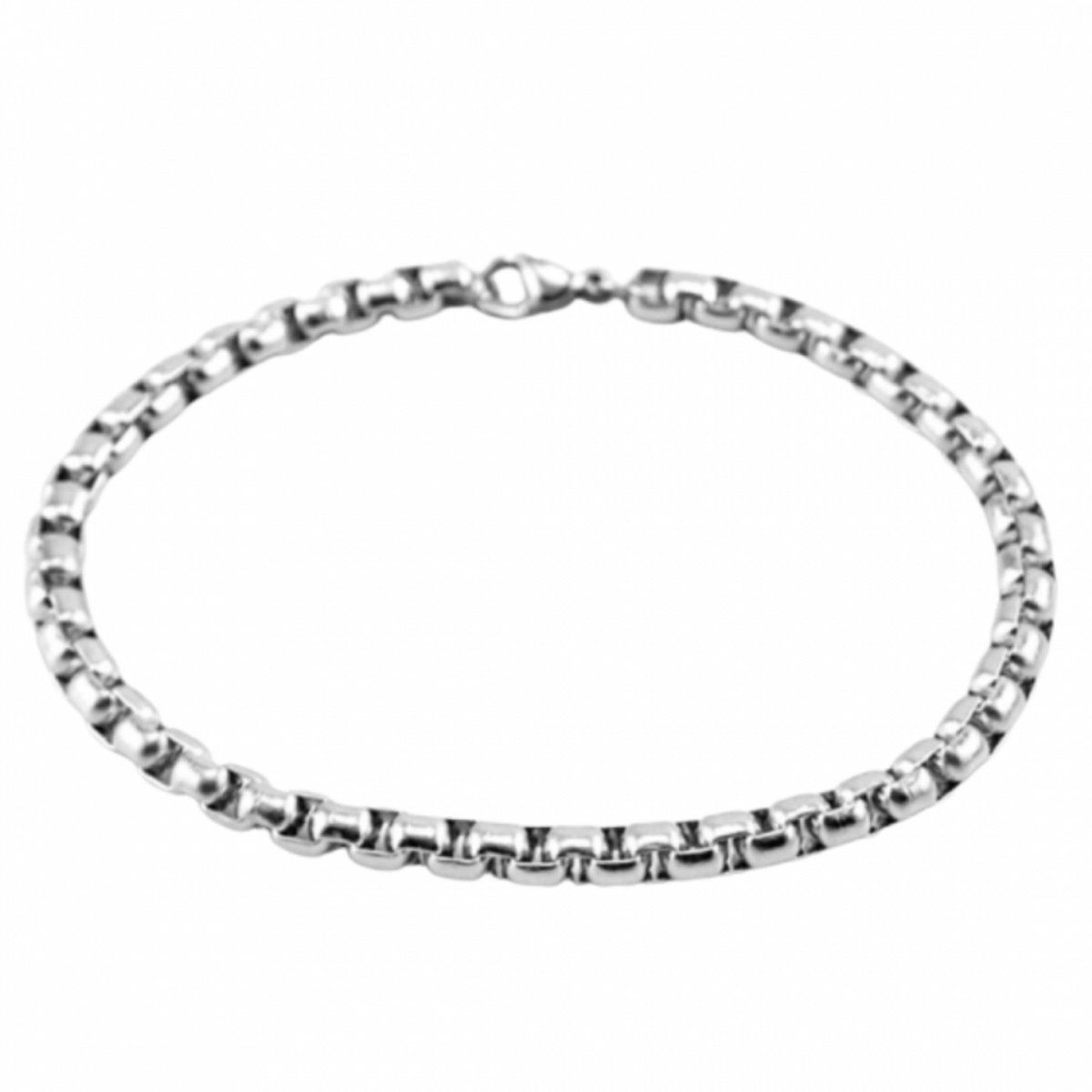 Enkelketting- RVS schakel- 26 cm - Charme Bijoux