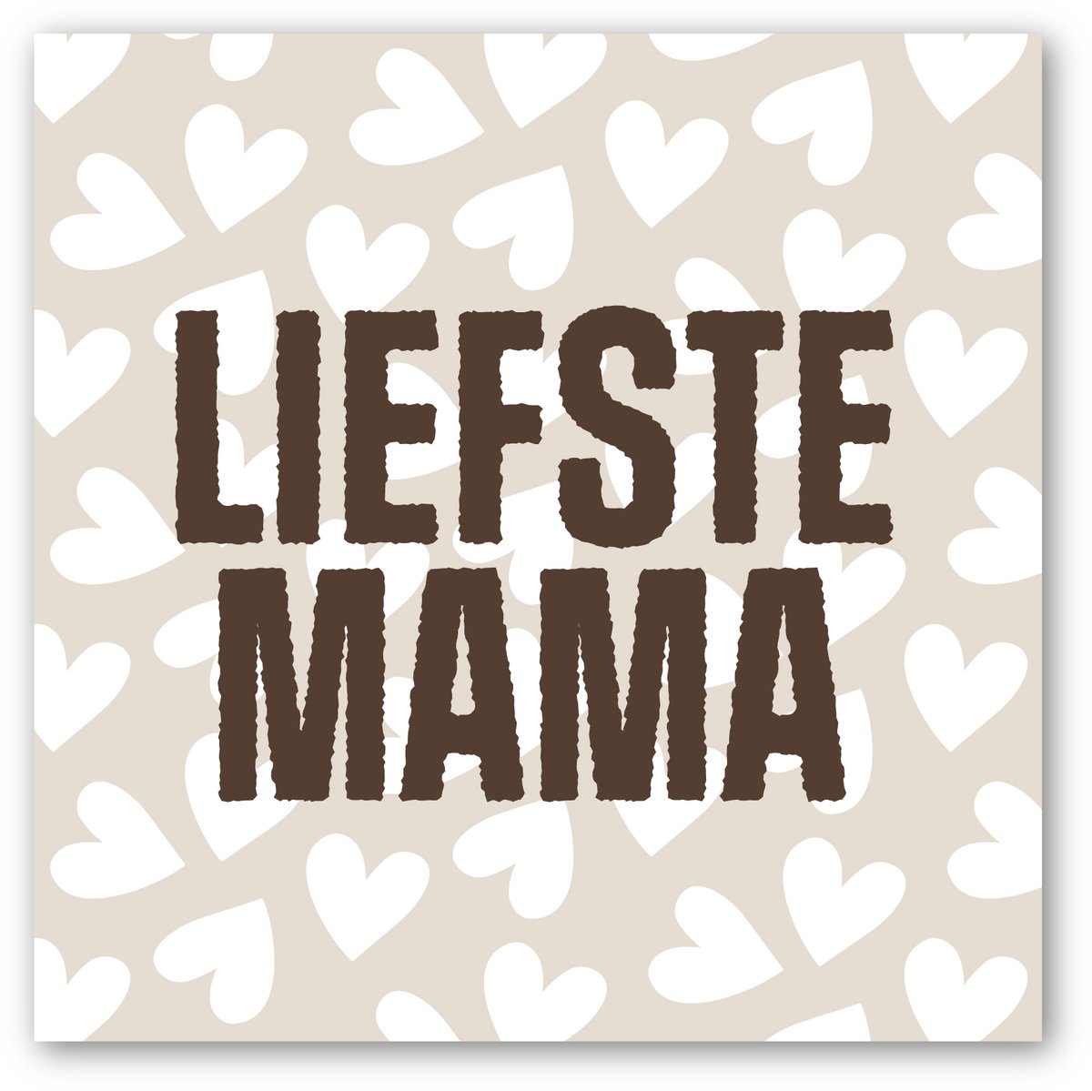 Forex tegeltje | In geschenkverpakking | Liefste mama | winkeltjevananne.nl