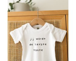 Zwangerschap aankondiging - Rompertjes met tekst - Pregnancy announcement - Baby - Bekendmaking - Romper tante