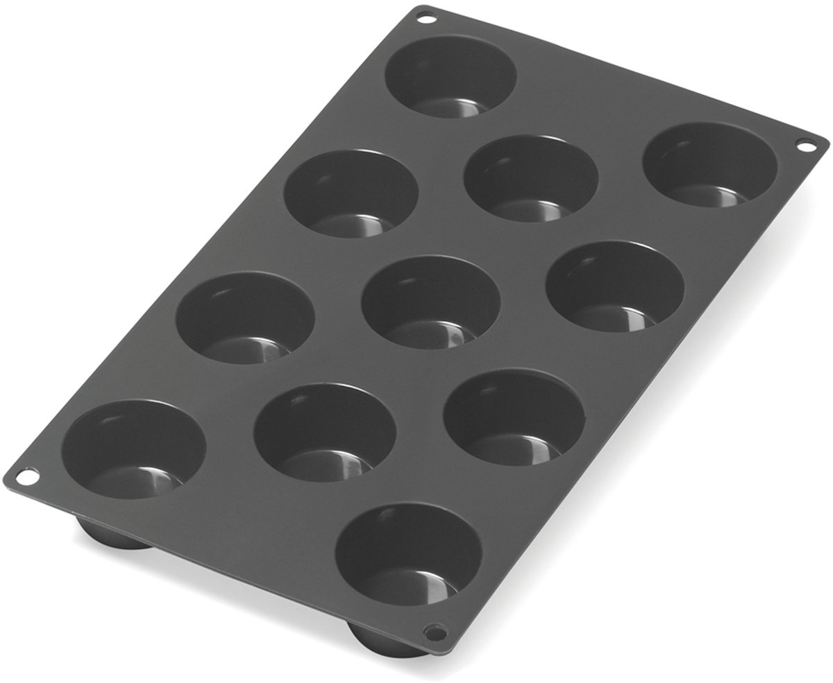 Lékué Bakvorm 11 Mini Muffins - Siliconen - Black