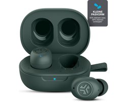 JLab JBuds Mini Draadloze Oordopjes - Bluetooth Oortjes Draadloos - 20 uur Batterijduur - Klein Design - Noise Cancelling Microfoon - Touch Sensoren - Multipoint - Groen