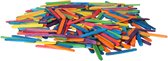 Rayher ijsstokjes gekleurd - 300x - 5,5 x 0,6 cm - knutselstokjes - hobby houtjes artikelen