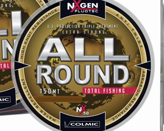 Colmic Fluotec Allround Pro Nylon Vislijn 12/00 NxGen Hoofdlijn Onderlijn Anti Twist Extra Strong van Colmic — afbeelding 4