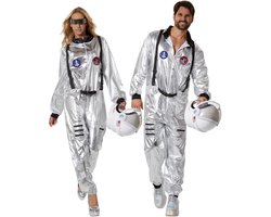 dressforfun - Astronaut Kostuum - XXL - Astronauten Verkleedkleding Carnaval - Halloween - Verkleden - Feestkleding - Carnavalskleding - Feest - Partykleding