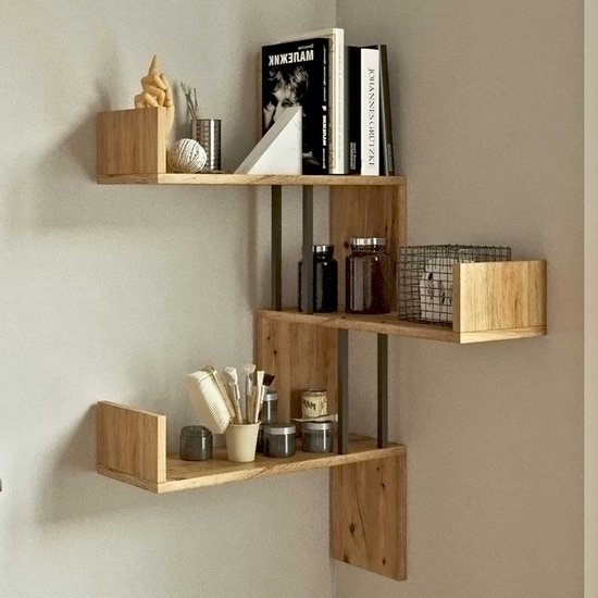Asir Muurplank - Atlantisch grenen - 60 x 109,4 x 60 cm