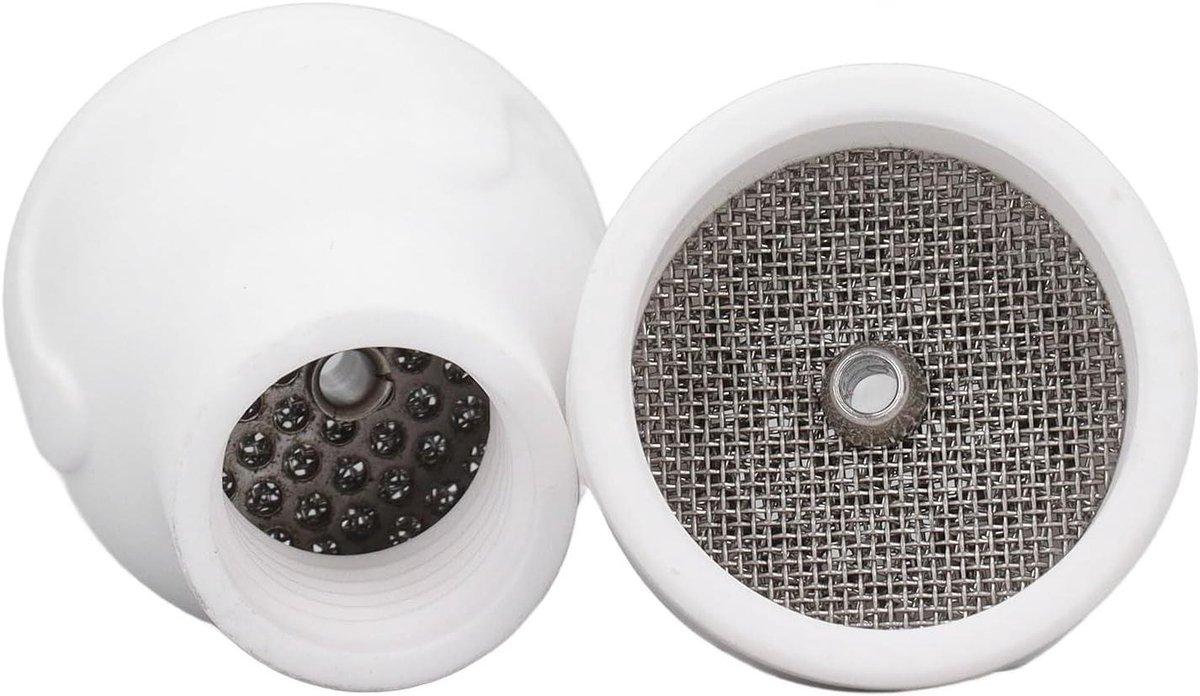 TIG Lassen Cup Keramische Witte Kleur 2.4mm Filter Center Gat - 2 Stuks Lastoorts Accessoires voor Argonbooglassen Pistool