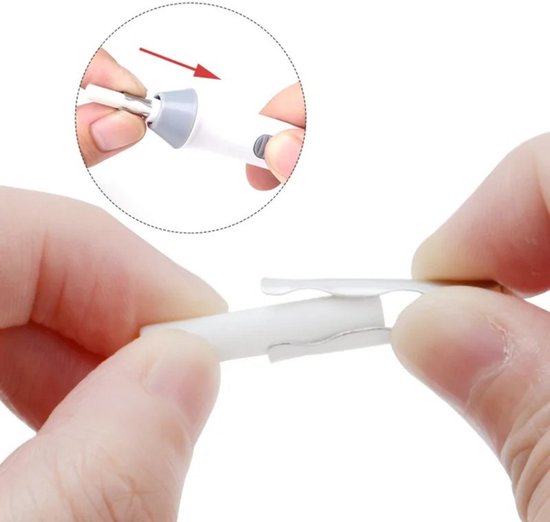 Nivard Elektrische Gum - Doezelaar - Electrische - Electric Eraser - Zwart + Extra Gummen