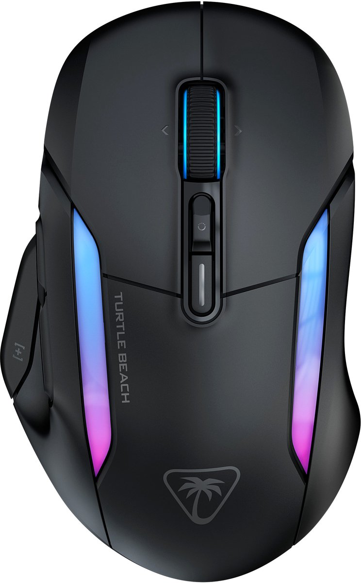 Turtle Beach Kone II Air gaming muis 50 - 26.000 Dpi, RGB, USB / 2,4 GHz / Bluetooth